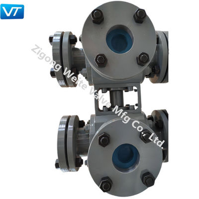 ποιότητας  VT Natural Gas Pipeline Fast Discharge Quick Shutdown Double Ball Valves εργοστάσιο