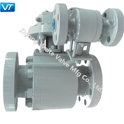 ποιότητας  Forged Steel Double Oil Pipeline Valves ISO5211 Double Block And Bleed Ball Valves εργοστάσιο