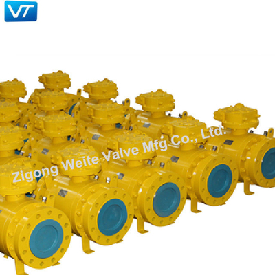 Βαλβίδα σφαιρών χάλυβα άνθρακα WCC API 6D 600LB